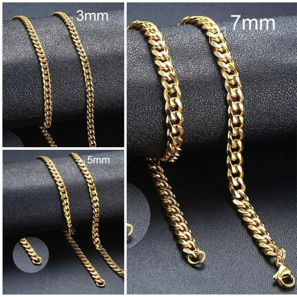 Cuban Link Chain for Men - Ornaments Co - Silver