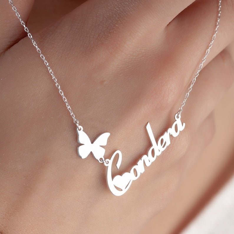 Customized Name Necklaces for Women With Character - Ornaments Co - 18K Gold Plated