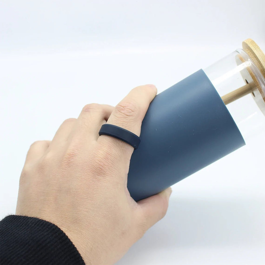 Men's Silicone Outdoor Sports Ring - Ornaments Co - Olive Green